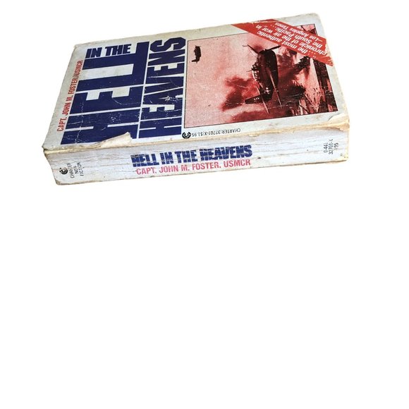 Hell in the Heavens 1961 Captain John M Foster USMCR Paperback Aviation Vintage - Picture 9 of 11